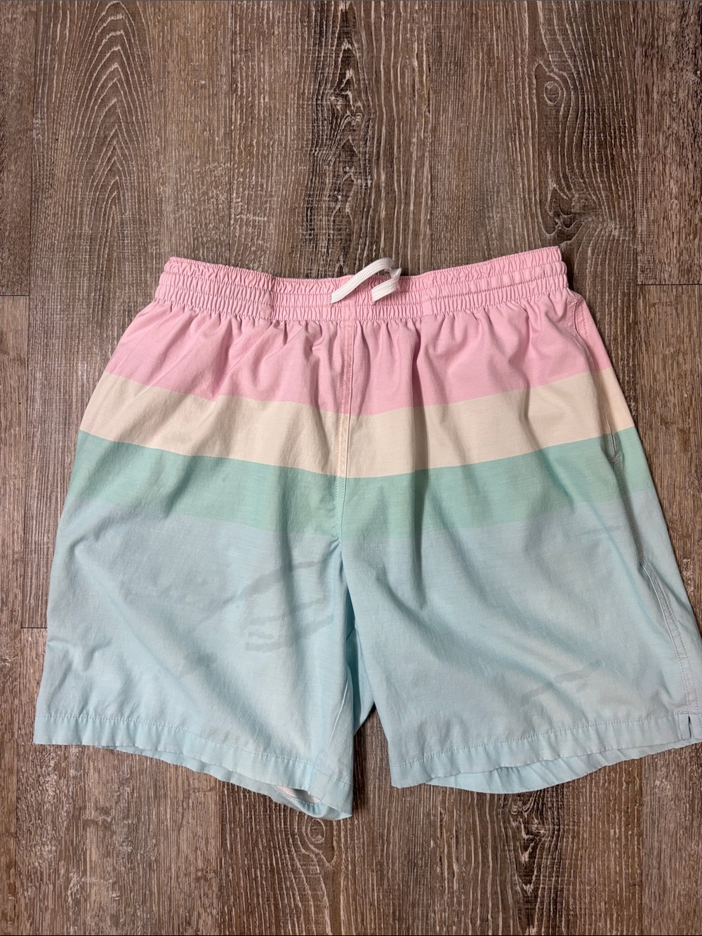 chubbies Pastel Block Swim Shorts - Pink, Cream, Mint, Light Blue